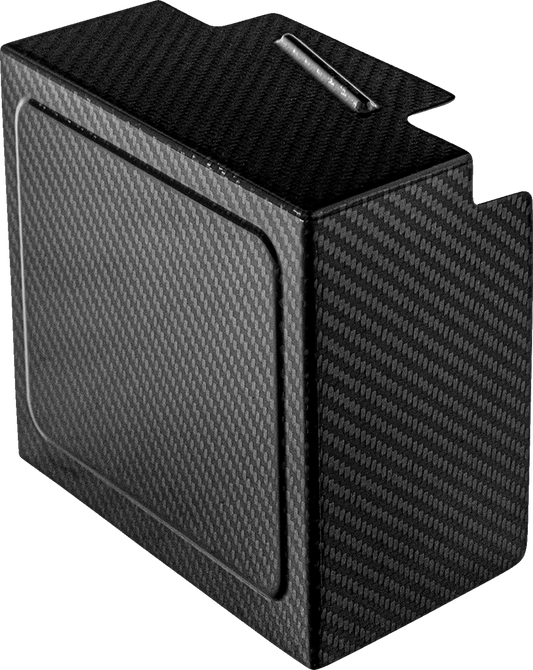 Saddlemen Carbon Fiber Gloss Battery Cover fits 1999-2005 Harley Dyna FXD FXDWG