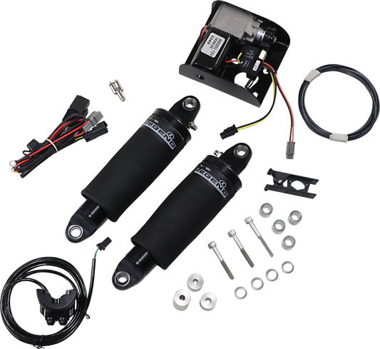 Legend Black Rear 12"/13" Air Shocks ABS for 04-13 Harley Sportster XLC XL XLL