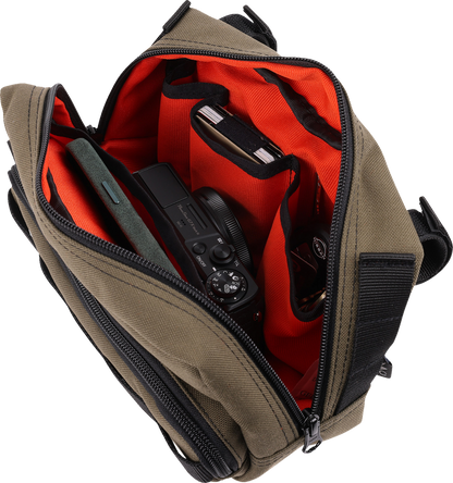 Thrashin Supply Green Motorcycle Handlebar Storage Bag Plus for Harley THB-0010