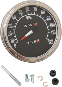 Drag Specialties 1:1 MPH 5" Motorcycle Speedometer Speedo 62-83 Harley Touring