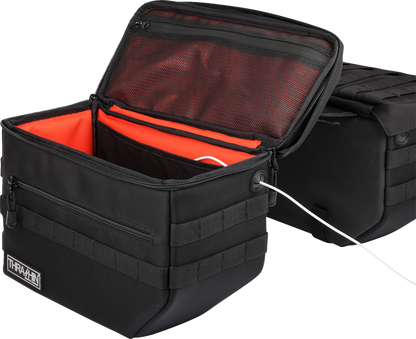 Thrashin Escape Storage Saddlebags for 1982-2023 Harley Softail Dyna TSB-0007