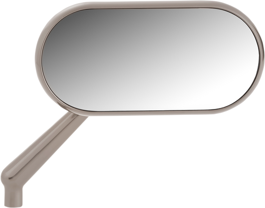 Arlen Ness Titanium Oval Right Side Universal Motorcycle Handlebar Mirror