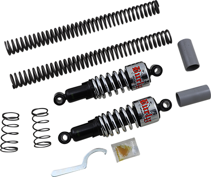 Burly Brand Slammer Chrome Suspension Lowering Kit for 2006-2017 Harley Dyna FXD