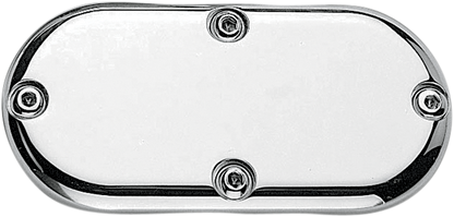Pro One Chrome Smooth Billet Inspection Cover for 1980-2006 Harley Softail Dyna