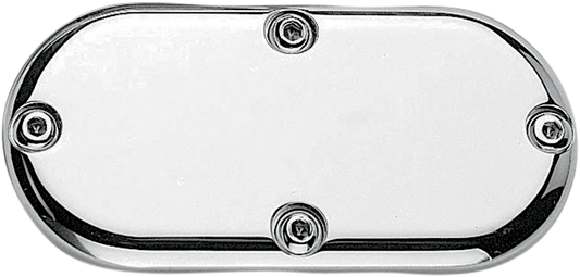 Pro One Chrome Smooth Billet Inspection Cover for 1980-2006 Harley Softail Dyna