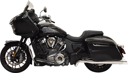 Bassani Chrome True Dual Exhaust System 2020-2021 Indian Challenger Dark Horse
