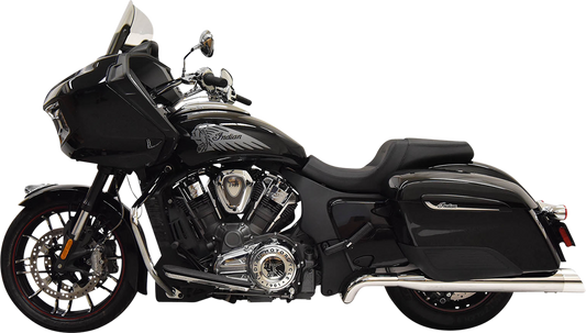 Bassani Chrome True Dual Exhaust System 2020-2021 Indian Challenger Dark Horse