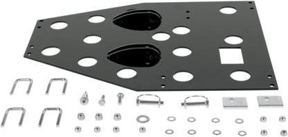 Moose Black Snow Plow Mount & Push Tube Kit 2002-11 Polaris Sportsman Trail Boss