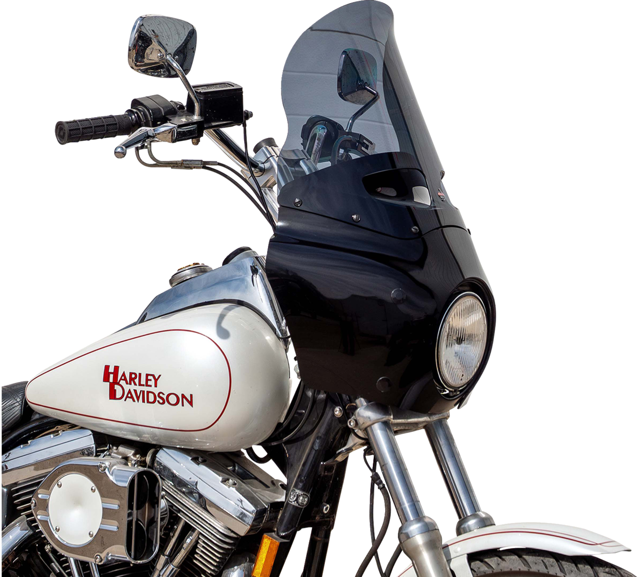 Klock Werks 15" Flare Dark Smoke Road Warrior Fairing Motorcycle Windshield