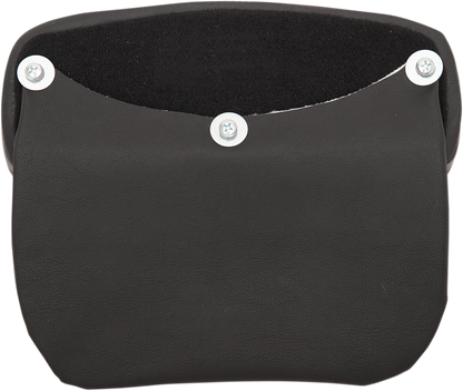Drag Specialties Chopped Tour Pak Solar Leather Backrest Pad for Harley Touring