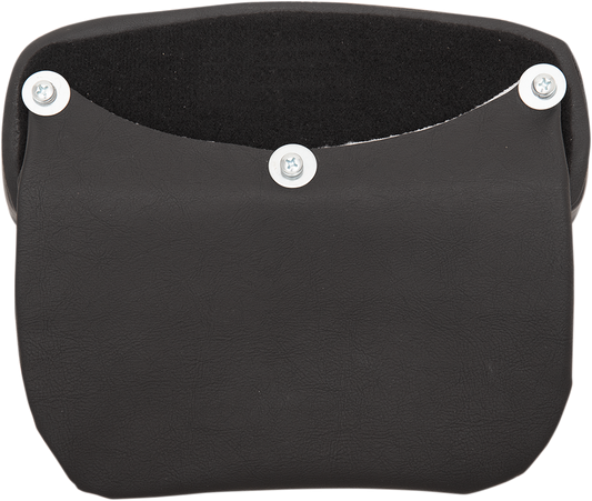 Drag Specialties Chopped Tour Pak Solar Leather Backrest Pad for Harley Touring