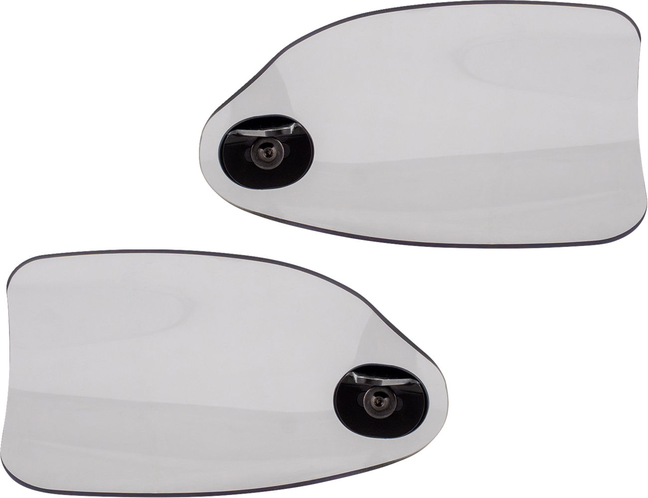 Klock Werks Flare Clear Hand Guards fits 1982-2025 Harley Davidson Cable Clutch