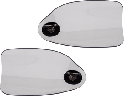 Klock Werks Flare Clear Hand Guards fits 1982-2025 Harley Davidson Cable Clutch