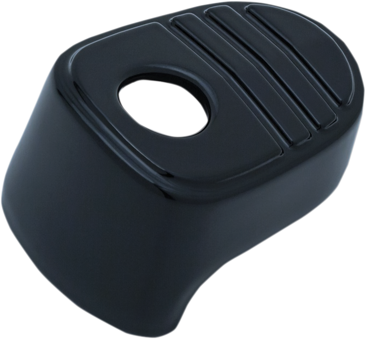 Kuryakyn Tri Line Black Ignition Switch Cover 2014-2019 Harley Touring Models