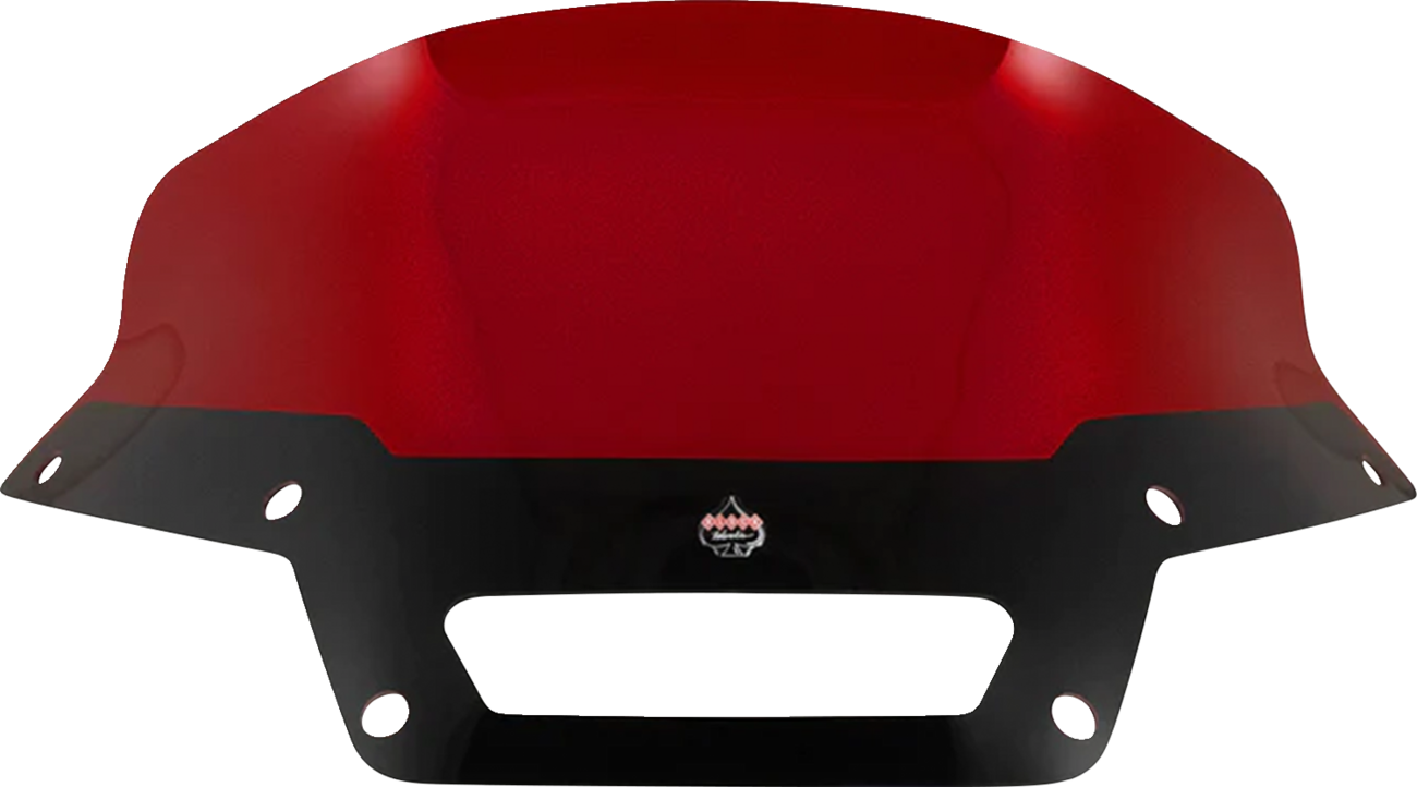 Klock Werks Kolor Flare 6" Red Windshield for 2022-2024 Harley Softail Low Rider