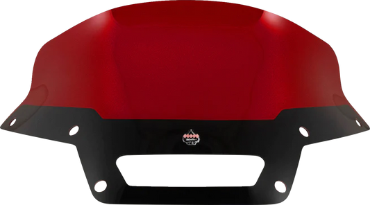 Klock Werks Kolor Flare 6" Red Windshield for 2022-2024 Harley Softail Low Rider
