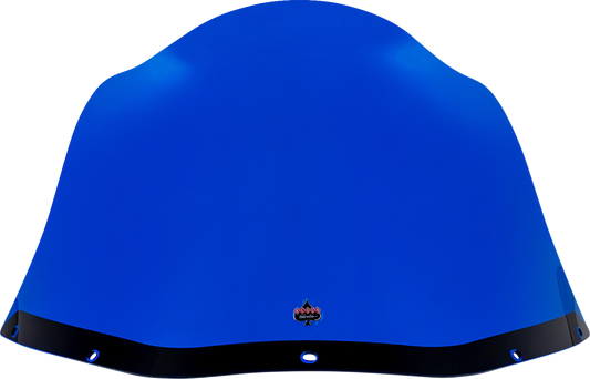 Klock Werks Kolor Flare 12.5" Blue Windshield fits Saddlemen S-RT Mini Fairing