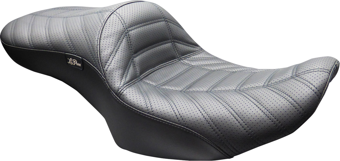 Le Pera Maverick Indy Stitch Seat fits 2023-2026 Harley Road Street Glide CVO