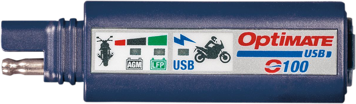 OptiMate USB Charger LED Motorcycle Battery Monitor O-100V3