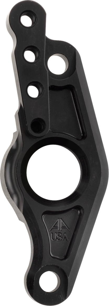 Alloy Art Black Rear Swingarm Pivot Block fits 2014-2024 Harley Touring FLTR