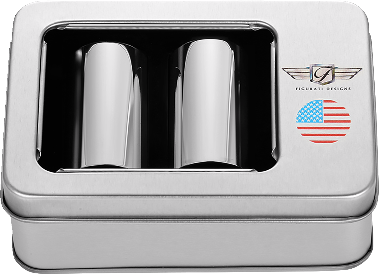 Figurati Designs American Flag Long Magnetic Docking Hardware Covers for Harley