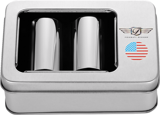 Figurati Designs American Flag Long Magnetic Docking Hardware Covers for Harley