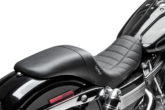 Le Pera Daytona Sport Flat Track Stitch Seat fits 2006-2017 Harley Dyna FXD