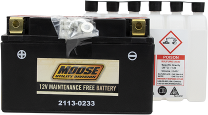 Moose YTZ10S Maintenance Free Battery 2005-2007 Yamaha Raptor 350 SE 4x2