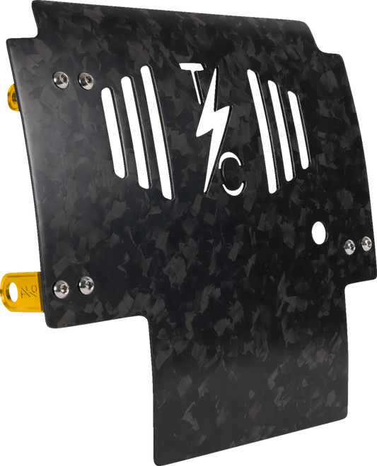 Thrashin Carbon Fiber Forged Gold Skid Plate fits 2023-2025 Harley Touring FLHX