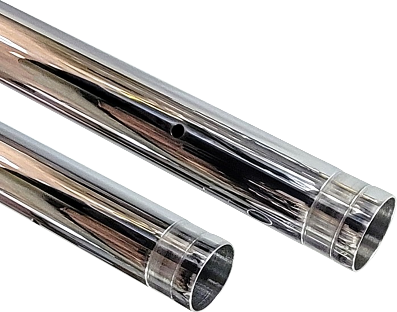 Custom Cycle 47mm Chrome 21.18" Front Fork Tubes 2023-2024 Harley Touring CVO