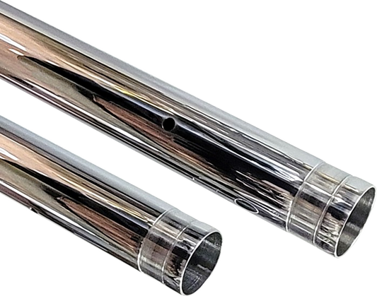 Custom Cycle 47mm Chrome 21.18" Front Fork Tubes 2023-2024 Harley Touring CVO