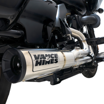 Vance & Hines Hi-Output RR Exhaust Brushed Heat Shield Kit for Harley Davidson