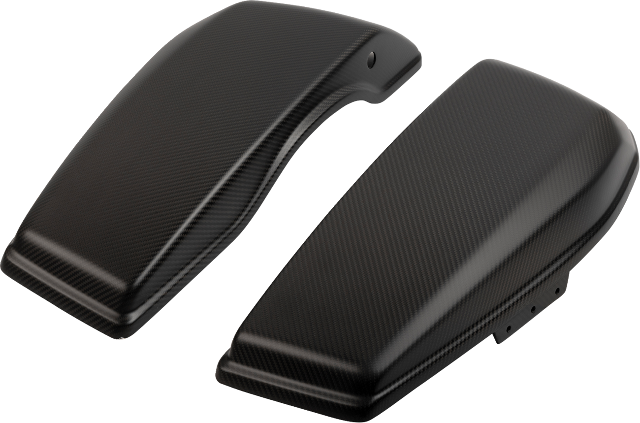 Slyfox Matte Carbon Fiber Saddlebag Lids for 2023-2025 Harley Road Street Glide