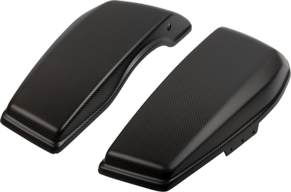 Slyfox Matte Carbon Fiber Saddlebag Lids for 2023-2025 Harley Road Street Glide
