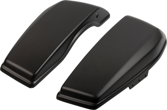 Slyfox Matte Carbon Fiber Saddlebag Lids for 2023-2025 Harley Road Street Glide