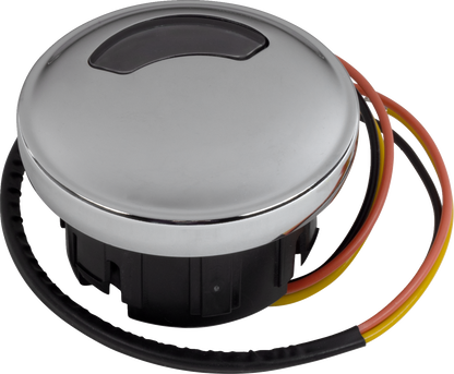 Drag Specialties Replacement Chrome Fuel Gauge for 08-25 Harley Touring Softail