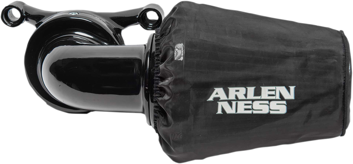 Arlen Ness Black Monster Sucker w/ Cover Air Filter Cleaner Rain Sock for Harley