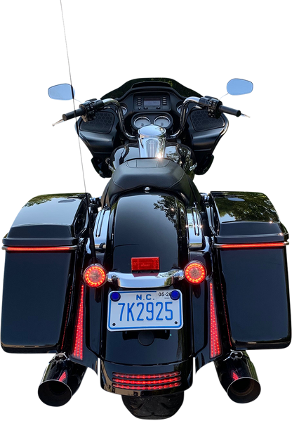 Custom Dynamics Smoke Lens LED Fascia Panel Lights 2010-2013 Harley Touring FLHX