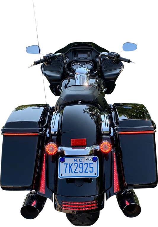 Custom Dynamics Smoke Lens LED Fascia Panel Lights 2010-2013 Harley Touring FLHX