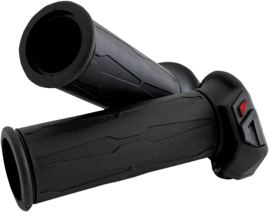 Koso Apollo 120mm x 7/8" Universal Black Heated Handlebar Grips Street Offroad