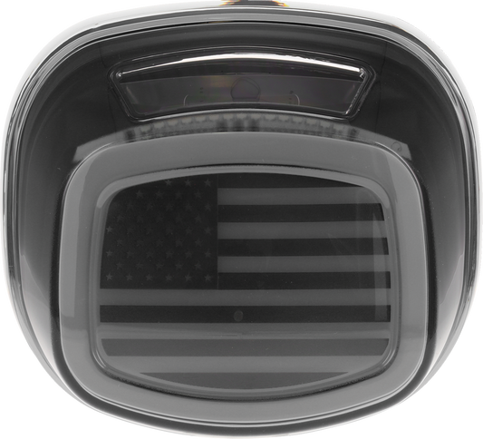 Kuryakyn LED Smoke Tracer Flag Taillight for 1999-2022 Harley Touring Softail XL