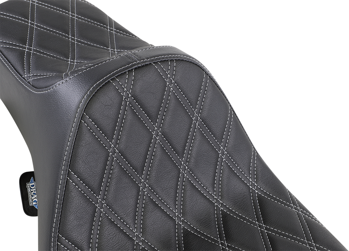 Drag Specialties Predator III Extended Diamond Seat fits 1997-07 Harley Touring