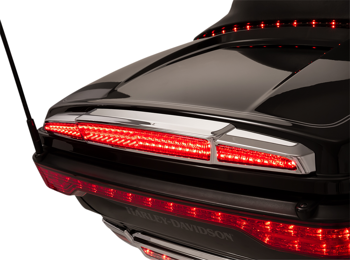 Ciro Streak Chrome Tour Pak Luggage LED Light 2014-2024 Harley Touring Models