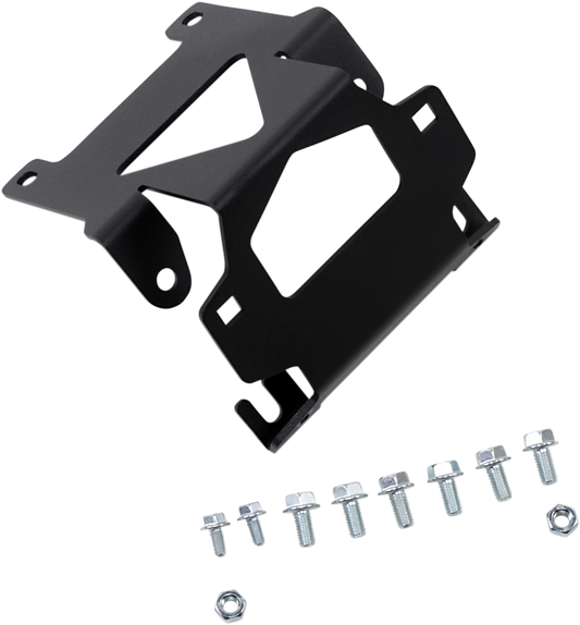 Moose Utility Black ATV Front Winch Mount Kit 2014-2022 Honda Rancher Foreman