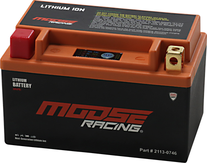 Moose Racing Lithium Ion Battery 1980-2017 Suzuki Honda Polaris Yamaha Kawasaki