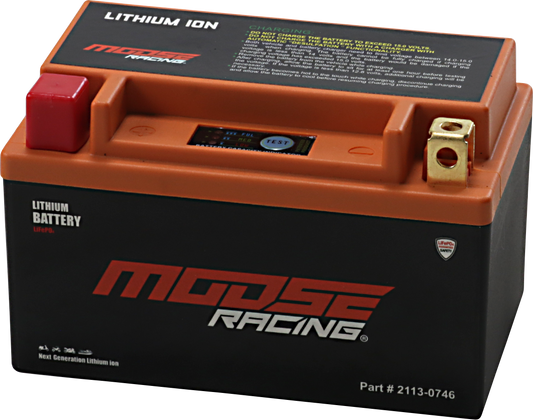 Moose Racing Lithium Ion Battery 1980-2017 Suzuki Honda Polaris Yamaha Kawasaki