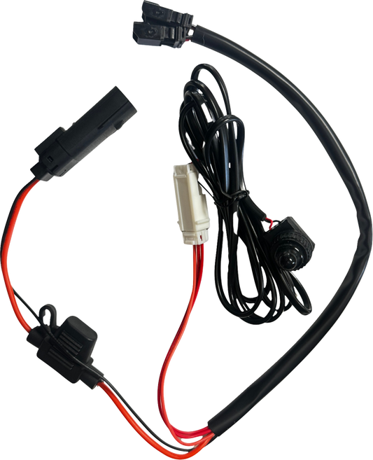 Custom Dynamics Shark Demon Clear LED Fog Light Kit 2017-2025 Harley Softail M8