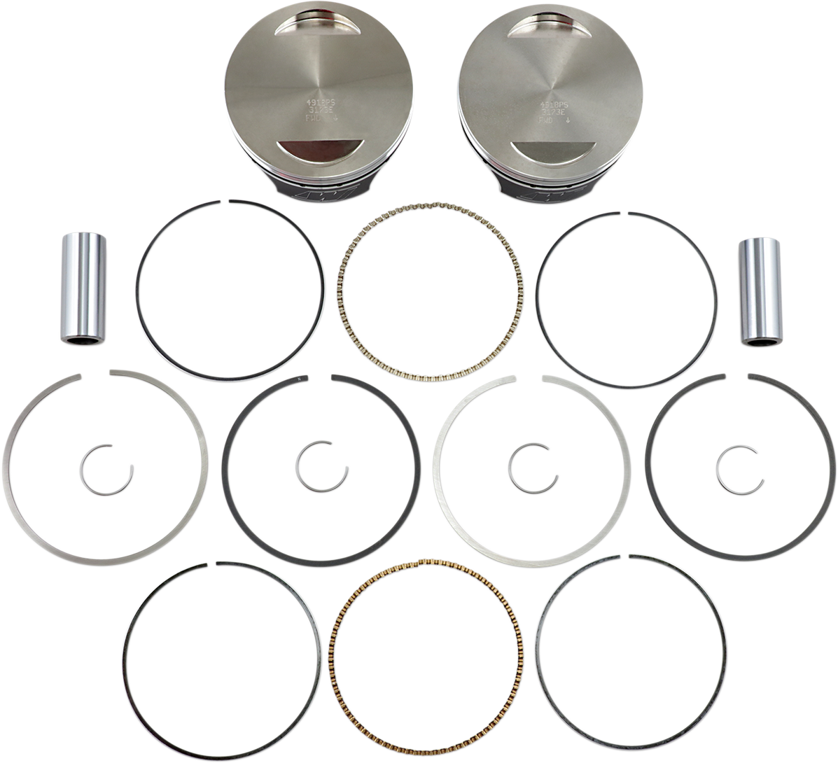 Wiseco High Performance Forged Piston Kit 07-17 Harley Softail Touring FLHX FLS