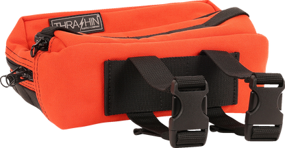 Thrashin Supply Orange Motorcycle Handlebar Storage Bag Plus for Harley THB-0028