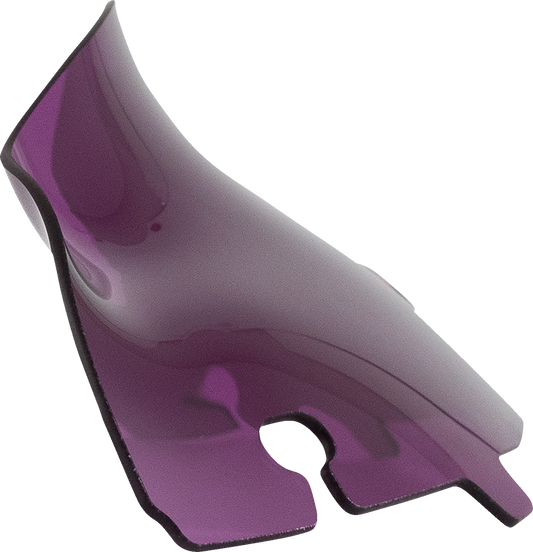 Klock Werks Kolor Flare 4" Purple Windshield fits 2014-2023 Harley Touring FLHT